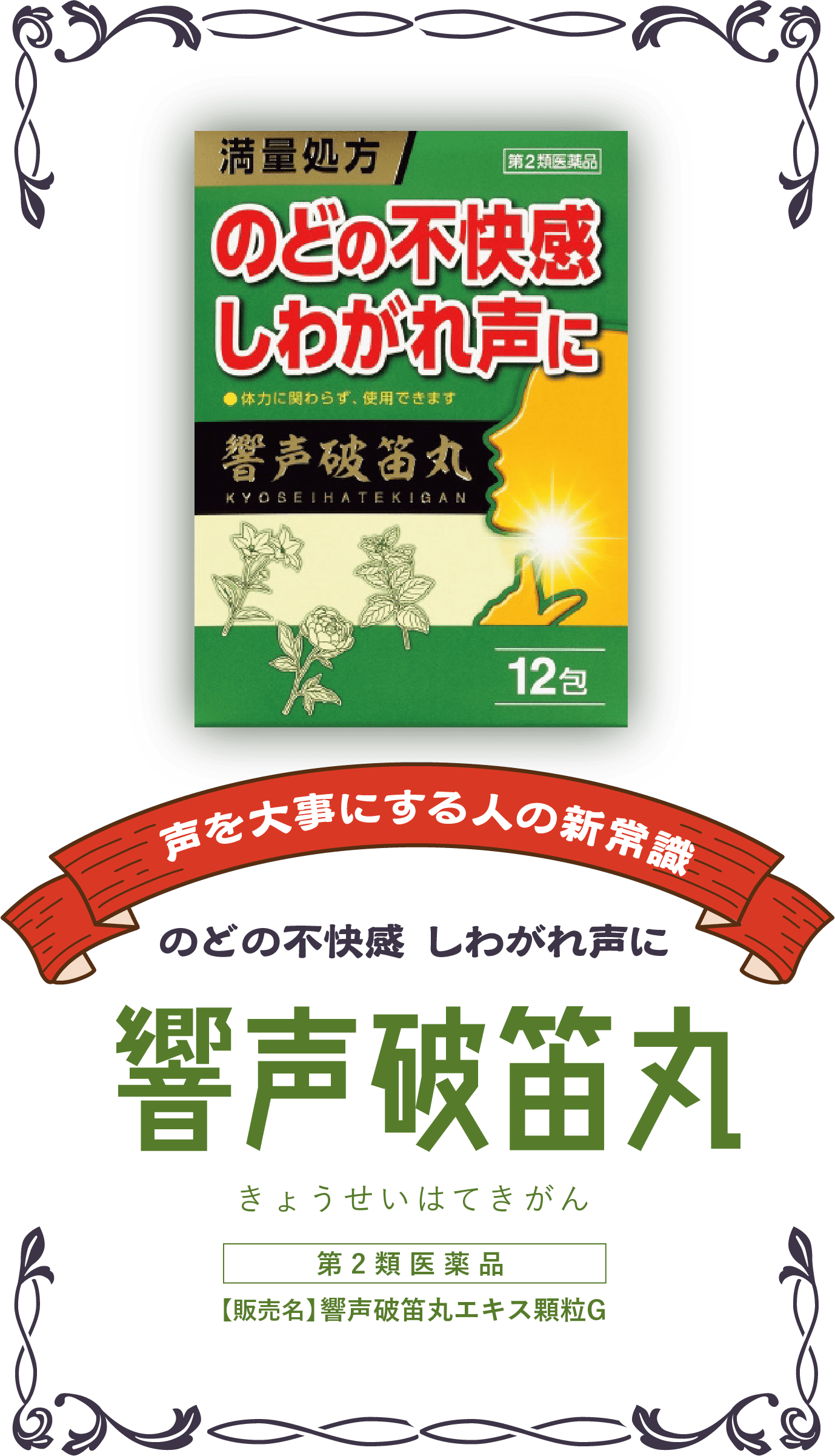 響 声 破 笛 丸
